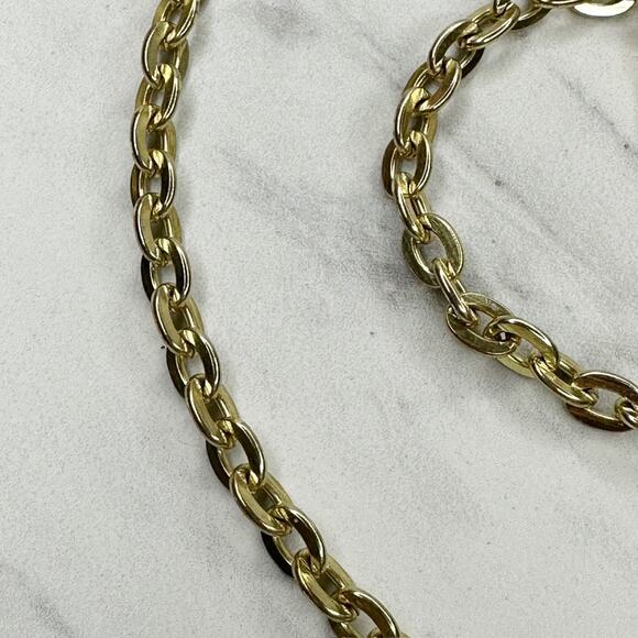 Gold Tone Chain Purse Strap 41" Crossbody Shoulder Bag Replacement ✨ - Picture 7 of 11
